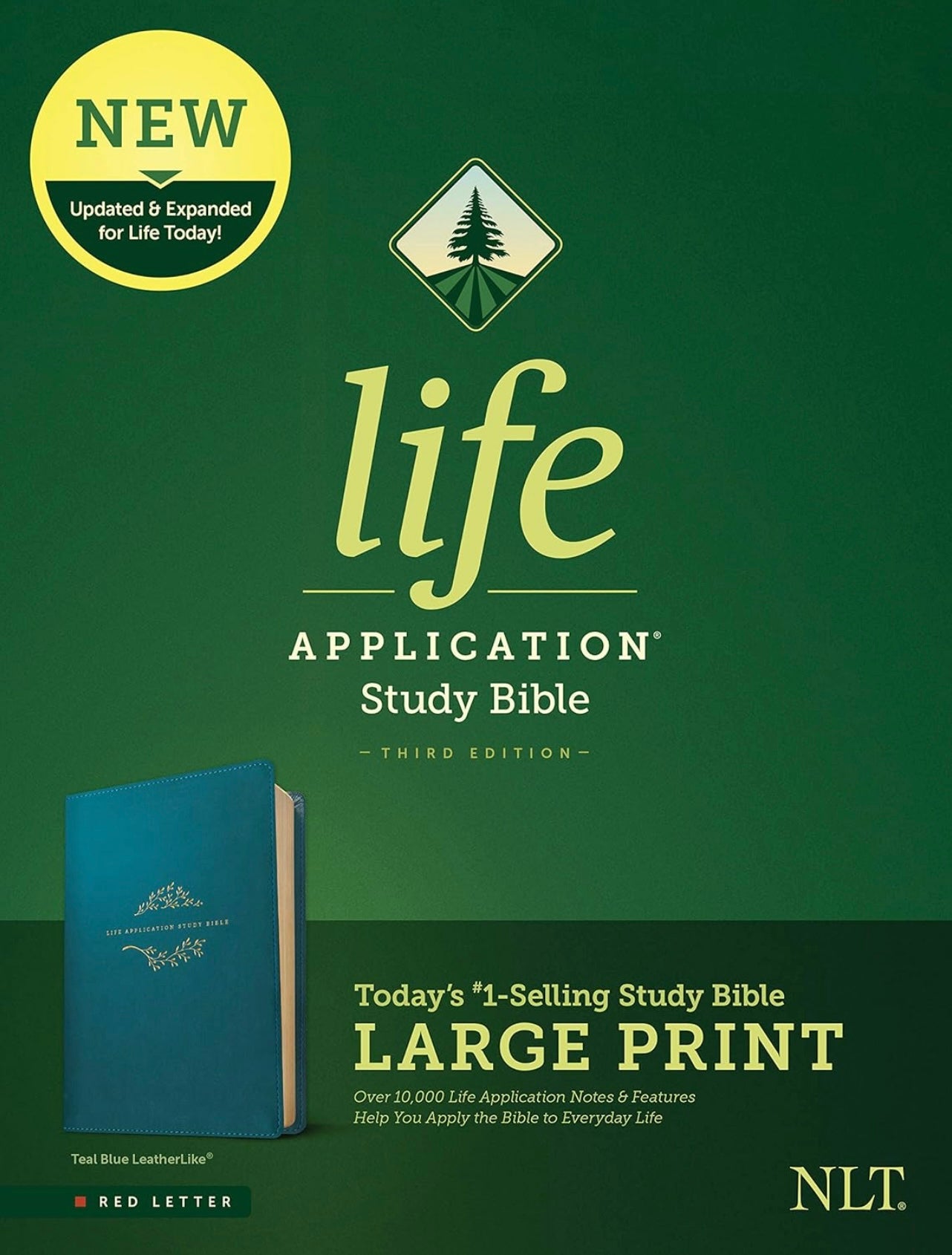 NLT Life Application Study Bible Meadow Teal