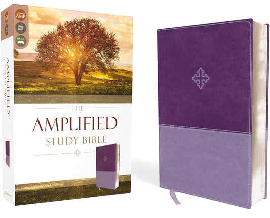 The Amplified Study Bible, Purple Leathersoft, Large Print