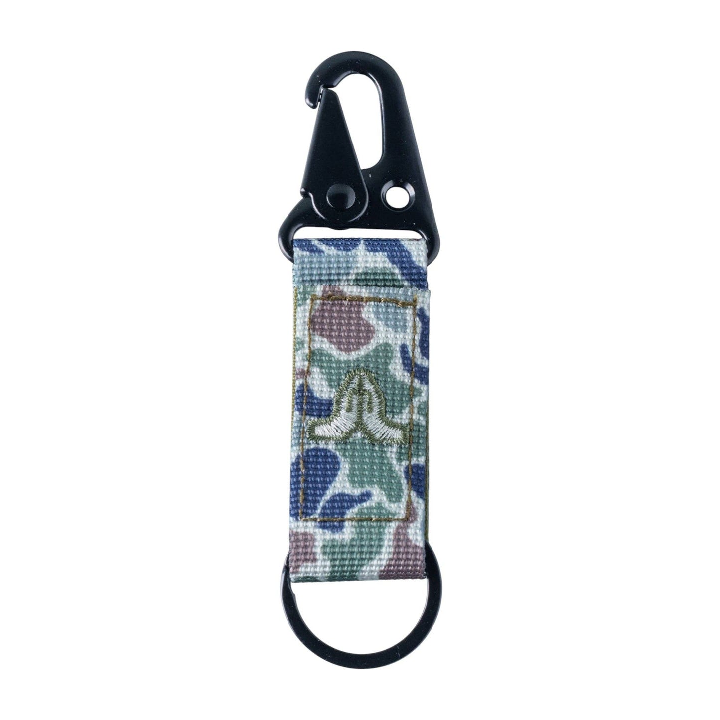 Tap To Pray® Tactical Carabiner Keychain: Sahara Camo