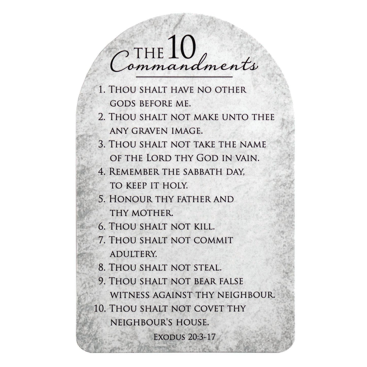 Pocket 10 Commandments