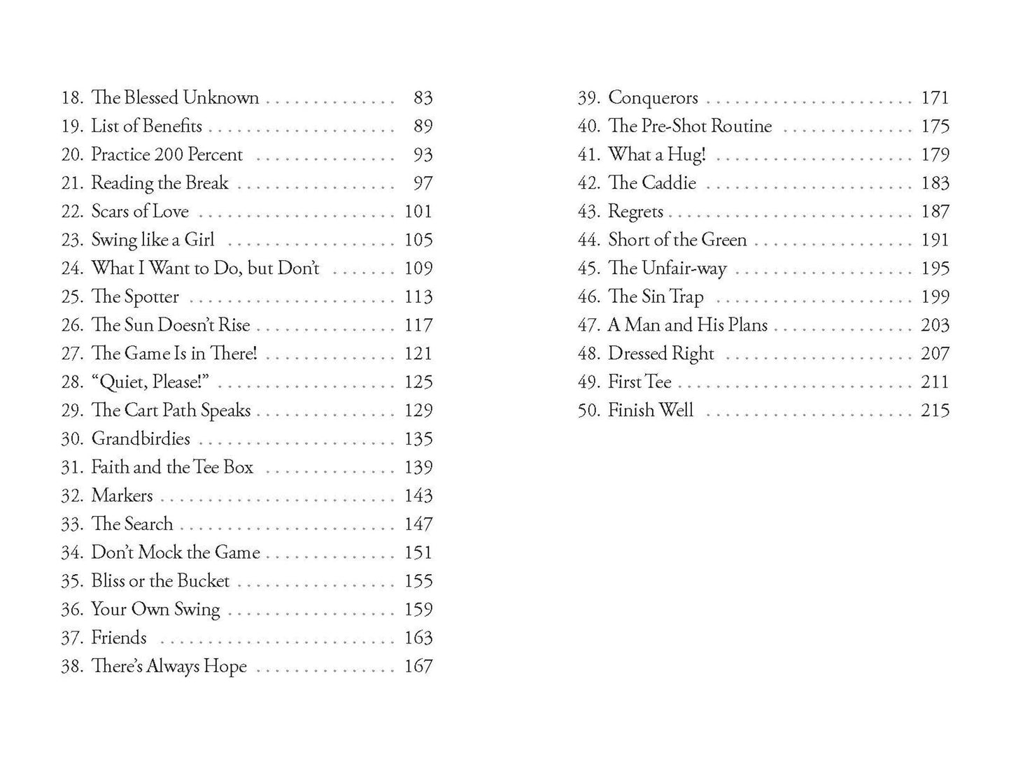 A Look at Life from the Fairway: Hardcover / English