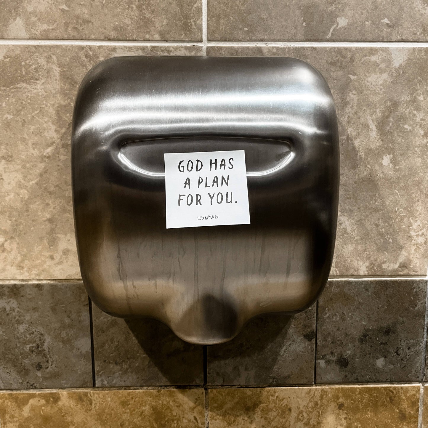 God Has a Plan For You Sticky Note Tracts: White