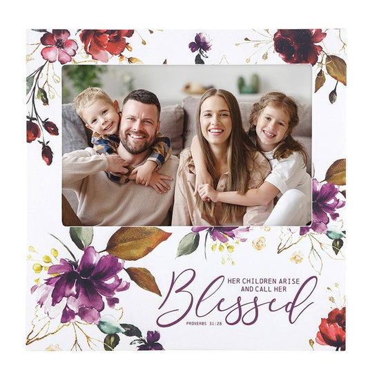 Blessed Collection Photo Frame: 7"  W x 7" H