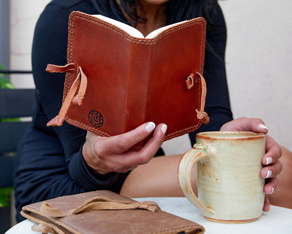 ESV Bible | Leather Goods | Artisan Made | Ethical Gift: Persimmon