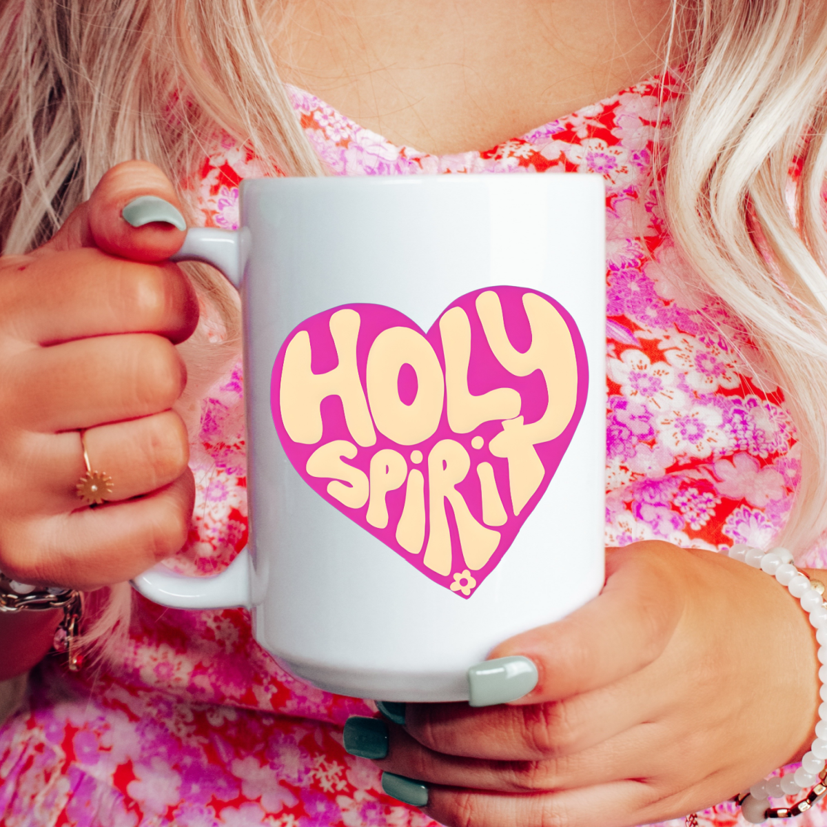 Holy spirit, Christian mug, Jesus mug, Christian gift, mug