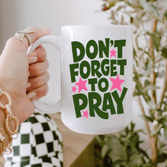 Prayer mug, Christian gift, Christian mug, Pray mug