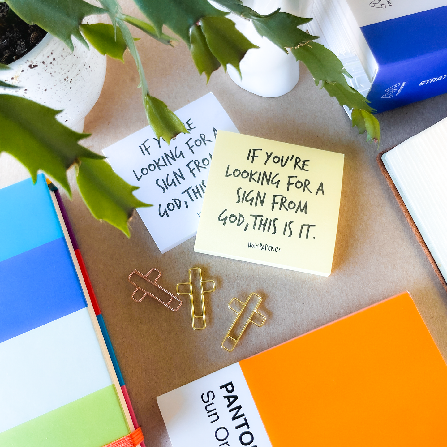 Sign from God Sticky Note Tracts: White