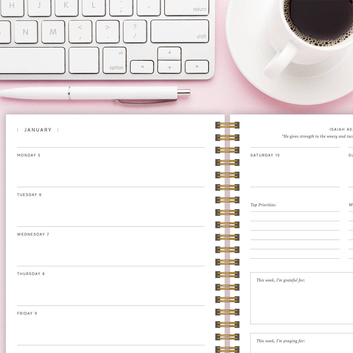 The Faithful Planner™: Midnight Navy