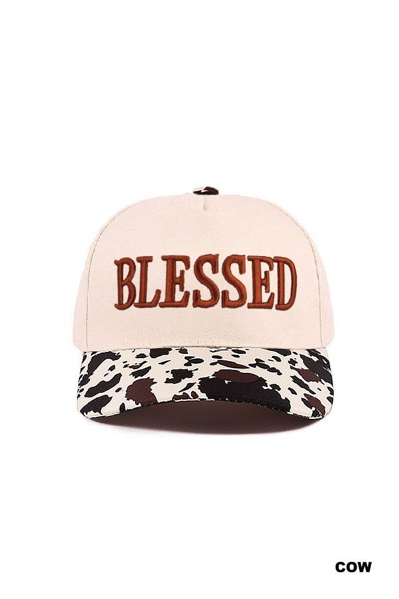 Blessed Two Tone Cotton Cap: ZEBRA / 1(ONE SIZE)