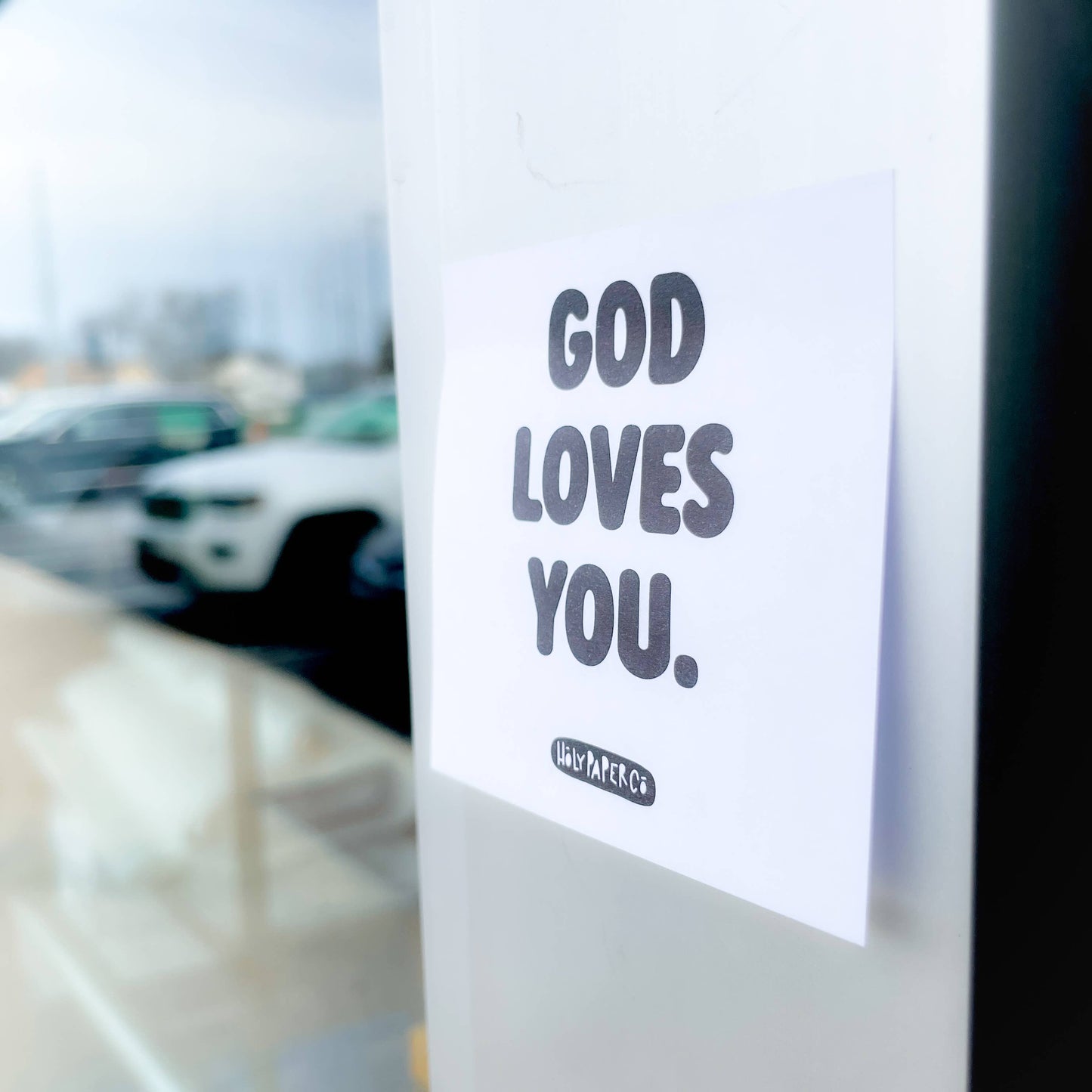 God Loves You Sticky Note Tracts: White
