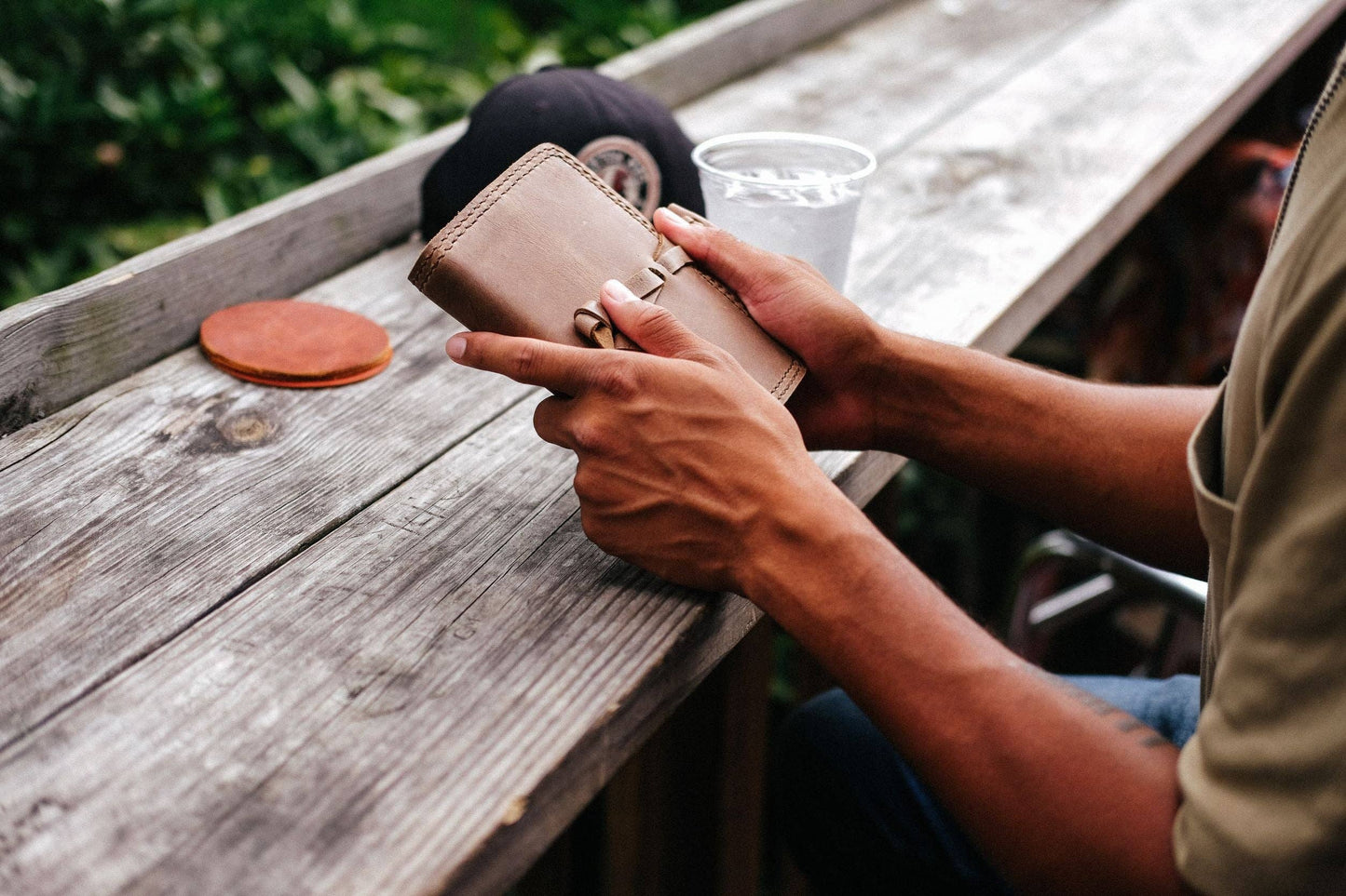 NIV Bible | Leather Goods | Artisan Made | Ethical Gift: Stone