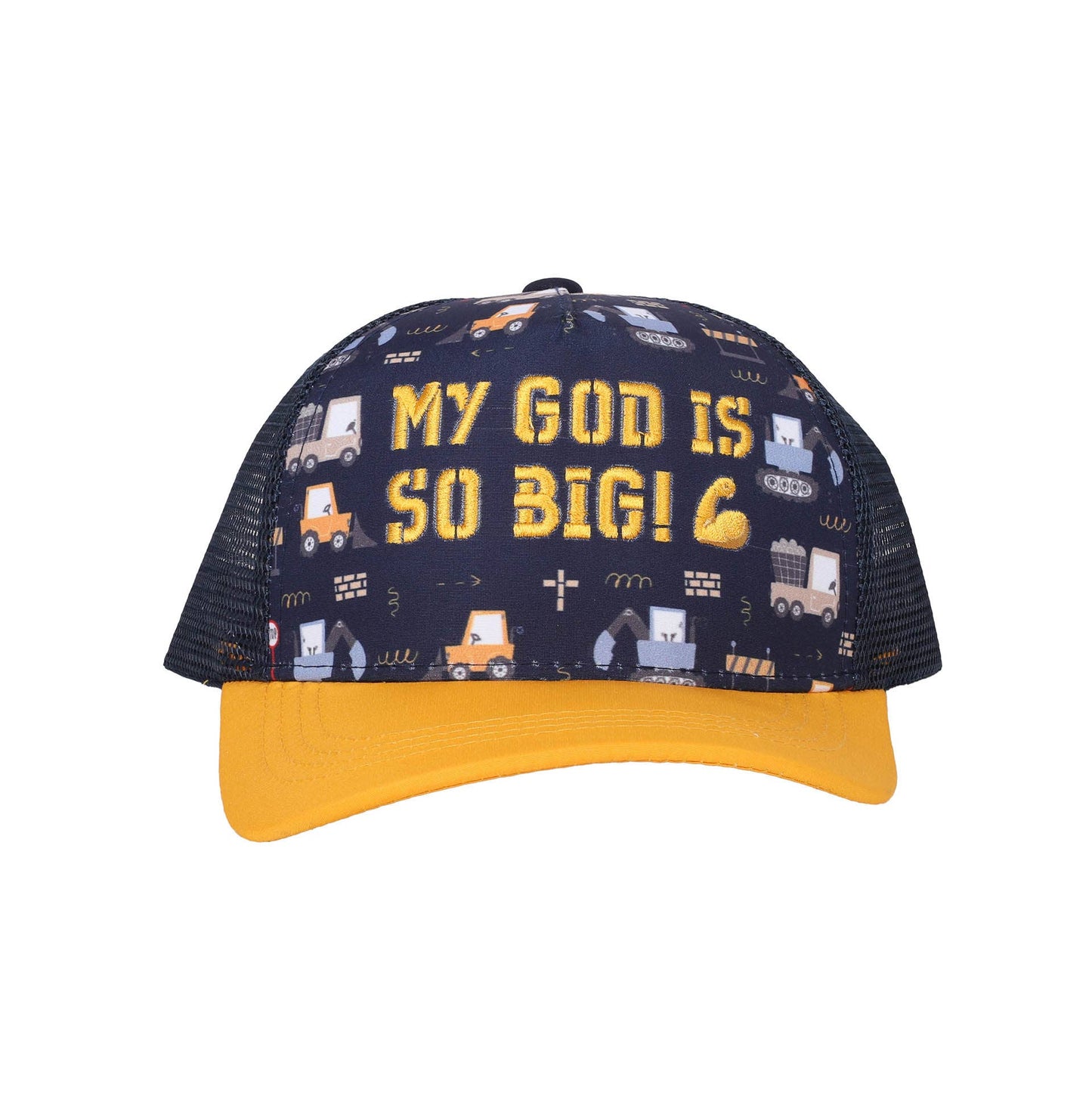 Cap My God Is So Big Yellow/Navy Kids