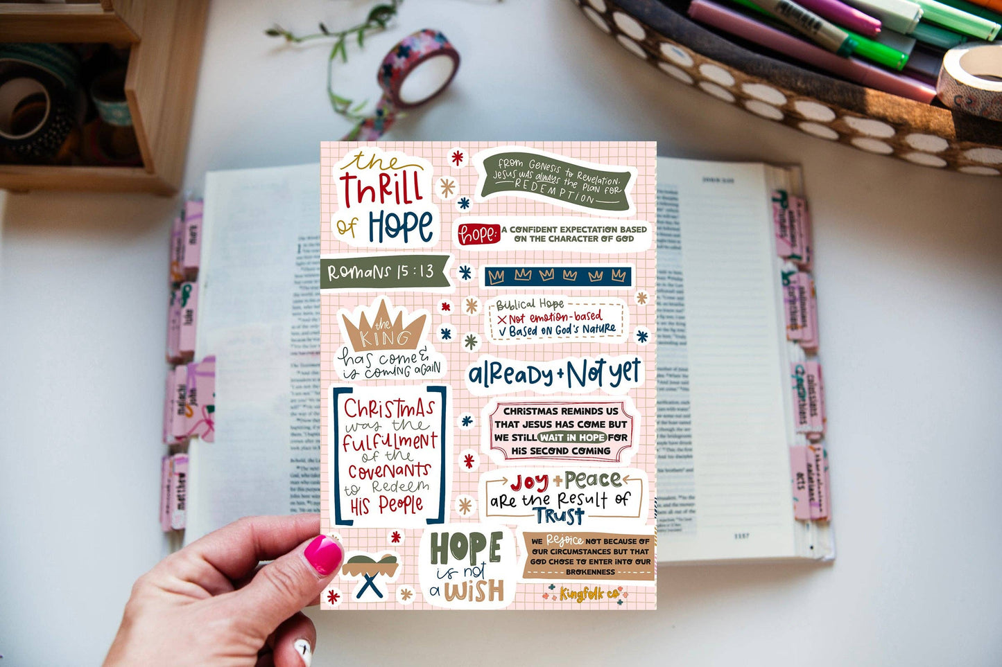 The Thrill of Hope Sticker Sheet