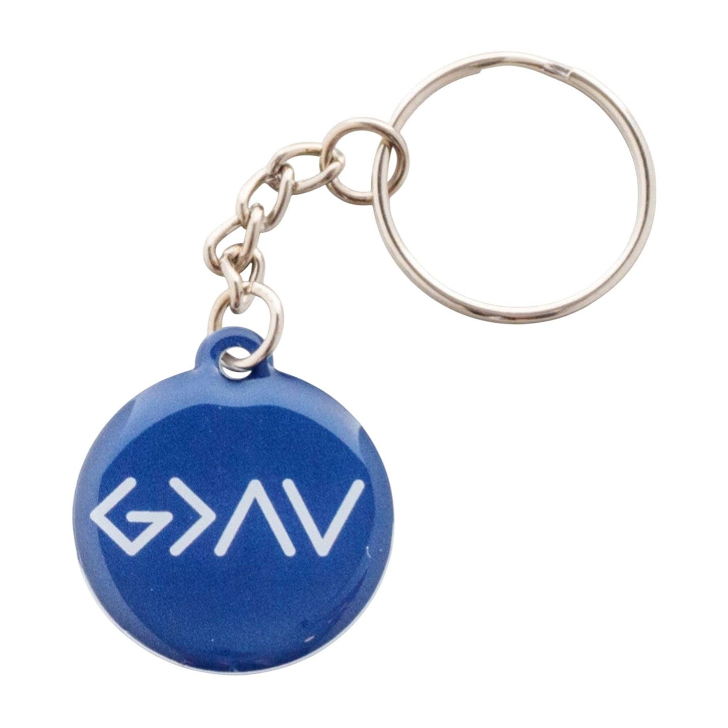 Tap To Pray® Acrylic Keychain: White + Cross