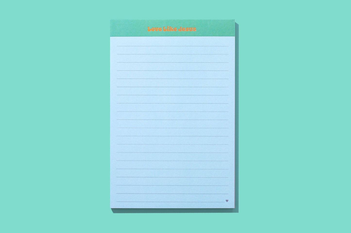 Large List Pad - "Love Like Jesus" - 75 Sheets