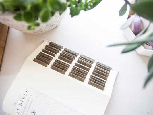 Neutral Tan Bible Tabs