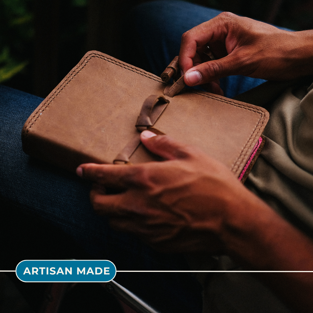 NIV Bible | Leather Goods | Artisan Made | Ethical Gift: Stone